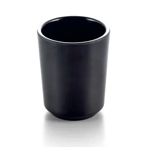Wholesale 100% melamine black plastic tea sake cup melamine cup