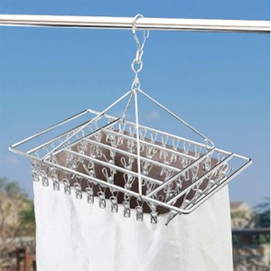 Nhu Cầu cao chất lượng cao thép không gỉ hộ gia đình thép không gỉ móc áo Clip khô giá - Product Image 3