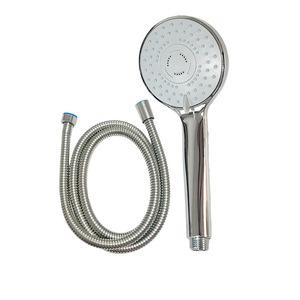 Pommeau de douche à main pressurisé à poignée unique en acier inoxydable poli léger céramique à jet doux de luxe pour le <span class=keywords><strong>bain</strong></span> à domicile - Product Image 4
