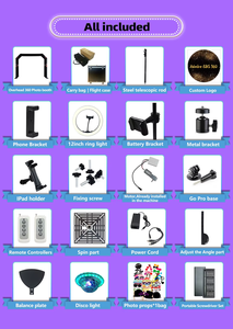 2025 thời trang phổ biến overhead <span class=keywords><strong>360</strong></span> Photo Booth với đạo cụ miễn phí phụ kiện - Product Image 3