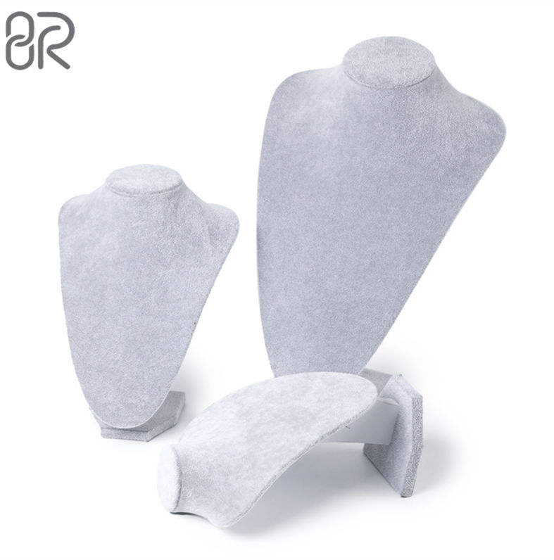 15x10cm กำมะหยี่สีเทา