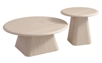 Meja Kopi Gaya Modern Kontemporer Buatan Tangan Dapat Disesuaikan, Bingkai Kayu Solid, Furnitur Antik untuk Penggunaan Komersial