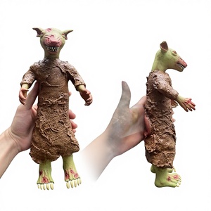 Nouveauté 2024 : Modèle CH Souris Mutante Faite à la Main – Ornements Horrifiants, Accessoires Effrayants pour Halloween et Pâques, Décorations de Fête - Product Image 1