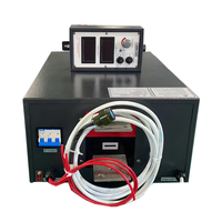 Alimentation électrique régulée CC 12V 1000A 12KW AC 380V 3 phases, refroidissement par air forcé unique pour l'électrodéposition de nickel, de chrome et de zinc