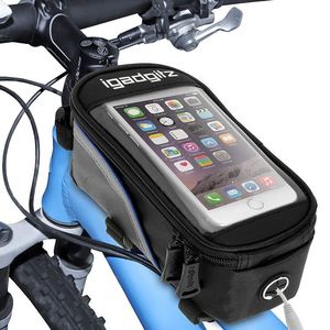 Sacoche de cadre avant de vélo BSCI et sacoche de tube avant pour téléphone portable avec pochette pour téléphone 5,7 4 pouces - Product Image 5
