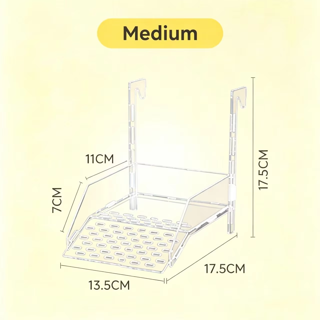 Medium Acrylic Hook Turtle Basking Platform