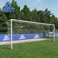 Vente chaude 11 VS 11 Poteaux de but de football en aluminium portables légers pour l'extérieur