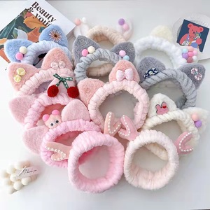 Chất Lượng Cao Đàn Hồi Phụ Kiện Tóc Dễ Thương Đào Headband Cho Cô Gái Thời Trang Mềm Headband Cho Ngọt Ngào Trang Điểm Tắm Phụ Kiện - Product Image 2