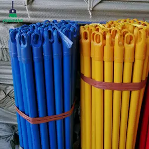 Cubierta de PVC personalizada superventas al por mayor para palo de escoba de madera palo de mopa industrial