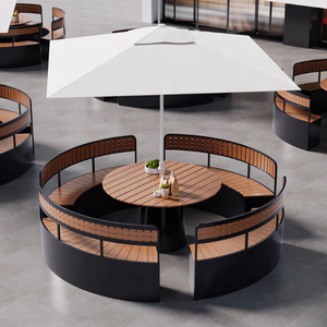 Set di Tavolo e <span class=keywords><strong>Sedie</strong></span> <span class=keywords><strong>da</strong></span> Giardino Impermeabile per Esterni <span class=keywords><strong>con</strong></span> Ombrellone, Produzione OEM ODM all'Ingrosso - Product Image 3