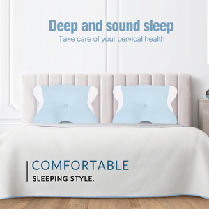 <span class=keywords><strong>Cuscino</strong></span> Cervicale in Memory Foam a Contorno di Farfalla per Coppie, Anti-Pressione, con Cerniera, Protezione <span class=keywords><strong>Decubito</strong></span>, Sollievo dal Dolore al Collo - Product Image 2