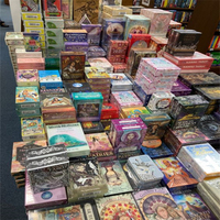 Dongguan fabrika yüksek kalite sunuyor kuşe kağıt Tarot kartları özel baskılı altın kenar çok satan ürün rehber