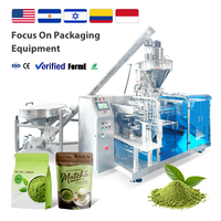 Machine de remplissage et de scellage de sachets préformés en acier inoxydable 304/316, machine d'emballage de sachets de poudre de matcha, de poudre de protéines