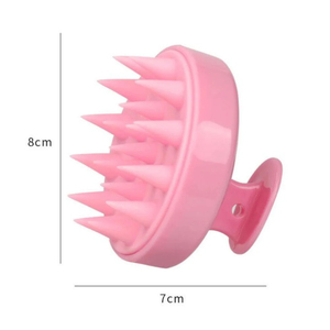 Cepillo masajeador de cuero cabelludo respetuoso con el medio ambiente, cepillo exfoliante de pelo, depurador de cabeza de paja de trigo, cepillo de champú masajeador de cuero cabelludo de silicona - Product Image 6