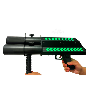 Pistola de Confeti Eléctrica LED Recargable, Tubo de Confeti de <span class=keywords><strong>40</strong></span>, 60 y 80 cm para Clubes, Fiestas, Escenarios, Bodas, Proveedores, Espectáculos, <span class=keywords><strong>DJ</strong></span> - Product Image 1