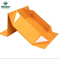 Boîte de papier d'emballage magnétique en carton pliable imprimé de logo personnalisé en gros pour boîte-cadeau