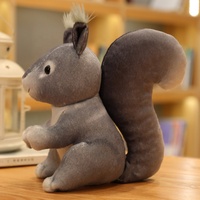 Peluche personnalisée en forme de chipmunk, jouet en peluche doux, écureuil en peluche, fabrication OEM ODM sur mesure, vente en gros, cadeau pour enfants, décoration de la maison