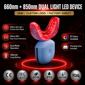 Máquina LED de Doble Longitud de Onda de Luz Roja para el Cuidado Bucal con Kit de Gel de Extracto de Saffragyl, Tratamiento Periodontal en Casa, Suministro de Fábrica OEM - Product Image 3