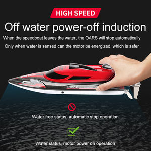 Lancha RC de Alta Velocidad con Control Proporcional Completo, 25KM/H, Control Remoto, Luces LED y Retorno Automático - Product Image 3