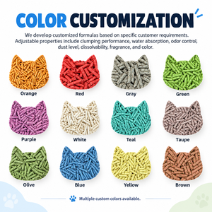Plant-Based Tofu Soybean Corn Starch Flushable Eco-Friendly <strong>Biodegradable</strong> Dust-Free Fast Clumping Highly Adsorbent - Product Image 4
