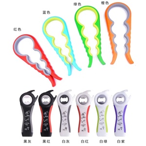 一套2个4合1金属硅胶多功能厨房配件4合1瓶啤酒罐开罐器可定制徽标包装盒 - Product Image 6