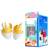 Machine à glaces molles commerciale - Automatisée pour le service de glaces