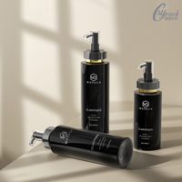 Bouteilles de shampoing pour enfants personnalisées de 150ml 250ml 350ml Bouteilles de shampoing vides en plastique pour hôtel 500ml en stock