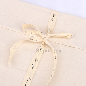 Bolsa de Lona de Algodón con Logotipo Personalizado, Ligera, Plegable, Tipo Sobre, a Prueba de Polvo, para Joyería y Accesorios - Product Image 3