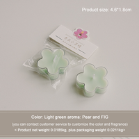 Hadiah kreatif buatan tangan Mini kecil 4 jam bunga warna-warni lilin kedelai lilin parafin beraroma lampu teh aromaterapi lilin cahaya