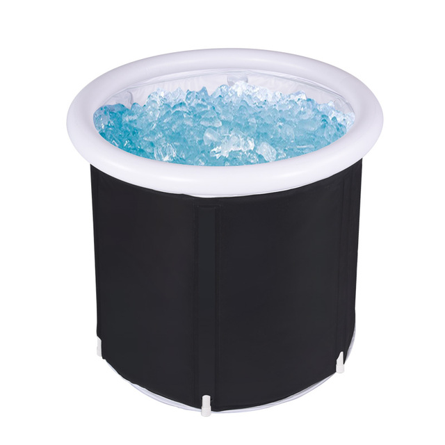 Custom Logo Portable Inflatable Large Fitness Ice Bath Tub Modern Style for Outdoor Pool Use and Cold Plunge Recovery Therapy