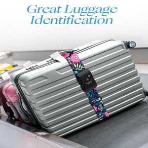 कस्टम एडजस्टेबल भारी शुल्क tsa लॉक सामान स्ट्रैप के साथ कस्टम एडजस्टेबल भारी शुल्क tsa - Product Image 2