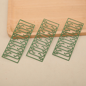 10 pièces/sac décorations d'arbre <span class=keywords><strong>de</strong></span> noël crochet fournitures <span class=keywords><strong>de</strong></span> <span class=keywords><strong>vacances</strong></span> accessoires en plastique <span class=keywords><strong>auxiliaires</strong></span> noël petit pendentif petit crochet - Product Image 4