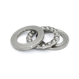 Rodamientos de Bolas de Empuje Planos de Acero Inoxidable S51204 1210 1216 para Maquinaria, Rodamientos de Bolas de Dirección de Presión, Varias Especificaciones - Product Image 1