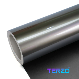 Vinilo Adhesivo Gris Metálico Mate de 8MIL para Estilización Exterior de Vehículos Modernos, Película de Vinilo Automotriz Profesional y Duradera - Product Image 1