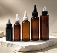 Bouteilles en plastique PET vides pour cosmétiques, 100 ml, 120 ml, 150 ml, pour huile capillaire, coloration capillaire, crème de soin de la peau, avec bouchon à vis.