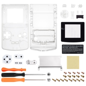 Carcasa de Repuesto Transparente y Colorida para Consola Portátil Gameboy Color - Juego Completo de Carcasa con Botones y Tornillos - Product Image 2