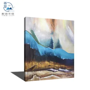 100 fatto a mano soggiorno decorazioni per la casa paesaggio paesaggio naturale montagna dipinto a mano scenario pittura murale a olio di montagna