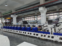 350 Flexo-drukmachine met watergedragen inktrol, Bopp UV flexografische printer, 2, 3, 5, 6 kleuren CMYK flexo-etiketdrukmachine