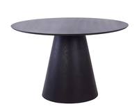 Table à manger en bois au design nordique moderne, 4 places, meubles de salle à manger assemblés, finition placage, pour usage domestique, vente en gros d'usine