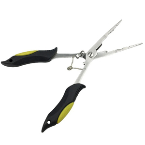 Prácticas Alicates de Pesca Multifunción de 18 cm, Tijeras de Acero Inoxidable con Cortador de Línea y Señuelo para Pesca - Product Image 1