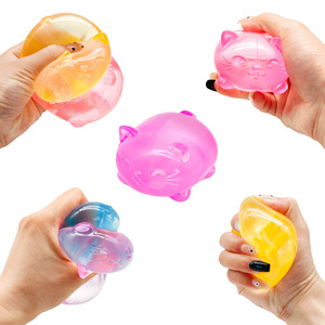 Most Popular TPR Colorful Cute Cat Pressure Release Soft Pinch Squeeze Decompression <b>Squishy</b> Toys for Kids Boys and Girls - Product Image 4