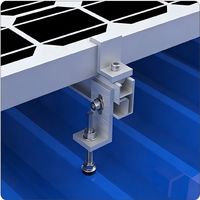 Nouveaux boulons de suspension en acier inoxydable SS304 pré-assemblés, accessoires de montage photovoltaïque pour toiture, surface anodisée, durée de vie de 25 ans, résistance au vent