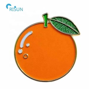 Aimant de réfrigérateur, épingle de revers, badge, broche personnalisés en émail, thème agrumes (orange, <span class=keywords><strong>mandarine</strong></span>), souvenir personnalisé - Product Image 3