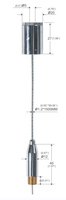Système de suspension de câble en cuivre sur mesure pour fabricant d'équipement d'origine (OEM) – Kit de fixation de câble réglable pour plafond