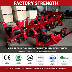เครื่องย่อยไม้และเครื่องบดกิ่งไม้ EU Kesen Hydraulic AutoFeed แบบใช้เครื่องยนต์ดีเซล/ไฟฟ้า/เบนซิน รุ่นใหม่ - Product Image 4