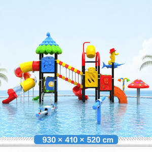 Équipement de terrain de jeux aquatiques pour enfants, <span class=keywords><strong>parc</strong></span> aquatique extérieur, toboggan à jets d'eau pour <span class=keywords><strong>parc</strong></span> aquatique commercial - Product Image 1