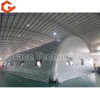 Tente de sport gonflable géante, dôme transparent, couverture de piscine, imperméable, chapiteau, pour fête, g
