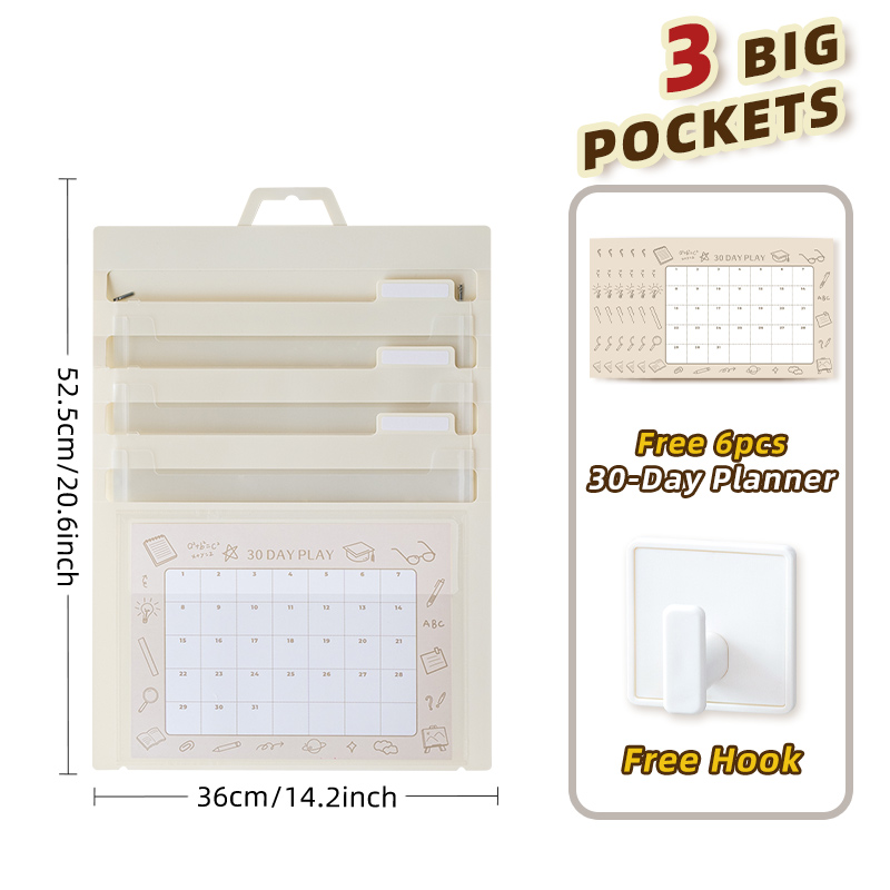 Blanc 3 grandes grilles + plan 30 jours