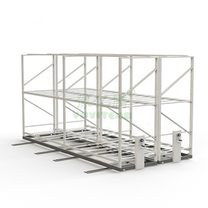 חממות אנכי גדול מתלה מניפות פלדה הידרופוניקה מדפי חוות לגידול פטריות לשימוש חקלאי - Product Image 1