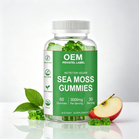 Citroen-kersen gemengd fruit groene appel mango ananas perzik sinaasappel zeewier gummies